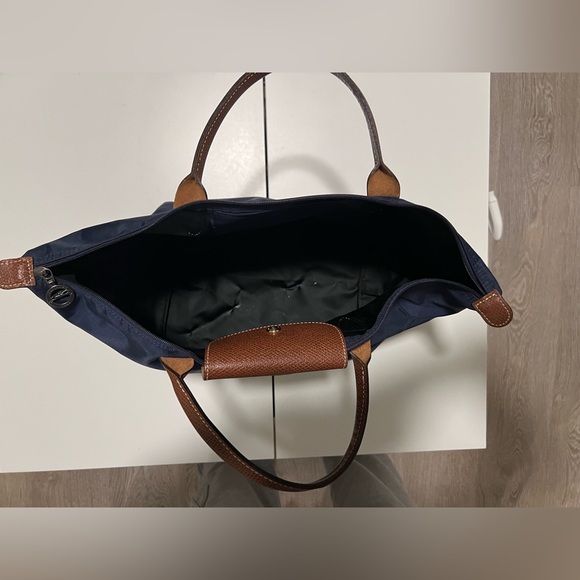 Navy Blue Longchamp Handbag (Medium) - Picture 3 of 3